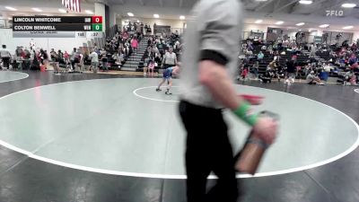 105 lbs Cons. Semi - Lincoln Whitcome, Immortal Athletics WC vs Colton Benwell, Wentzville