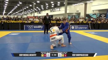 Iosif Dimopoulos Said vs Cody Michael Mehaffey 2026 IBJJF Jiu-Jitsu CON International