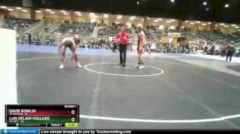 182 lbs Round 1 (4 Team) - David Bowlin, 3A Dayton vs Luis Delain-Collazo, 3A Taft