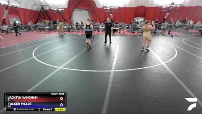 187 lbs Round 3 - Jacksyn Windham, IL vs Tucker Miller, MO