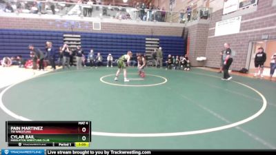 105 lbs 2nd Place Match - Pain Martinez, TW Wrestling vs Cylar Bail, Middleton Wrestling Club