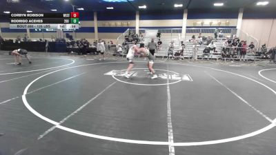 126 lbs Consi Of 16 #2 - Corbyn Robison, Westlake HS vs Rodrigo Aceves, 208 Spartans