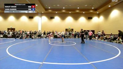 140 lbs Cons. Round 1 - Hailey Isham, Vermont vs Liana Samuel, Pennsylvania
