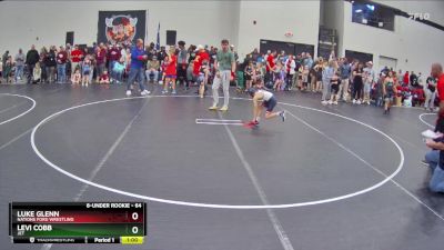 64 lbs Quarterfinal - Luke Glenn, Nations Ford Wrestling vs Levi Cobb, JET