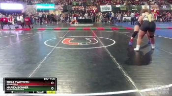 G - 235 lbs Semifinal - Tirza TwoTeeth, Ronan Girls vs Marika Bonner, Billings West Girls