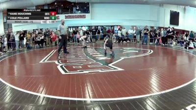 75 lbs Cons. Round 2 - Cole Pollard, Wild Buffalo Wrestling Club vs Kane Houchins, Richmond Wrestling Club