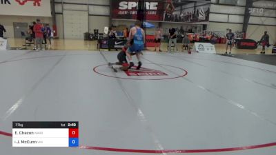 77 kg Round Of 32 - Elijah Chacon, Warrior Regional Training Center vs Justin McCunn, Viking Wrestling Club (IA)