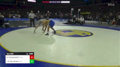 215 lbs Consi Of 8 #1 - Kai Preisendorf, Redwood (CS) vs Angel Cervantes, Highland (CS)