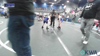 90 lbs Rr Rnd 3 - Jaxson Stewart, Newkirk Takedown Club vs Tukker Simpson, Salina Wrestling Club