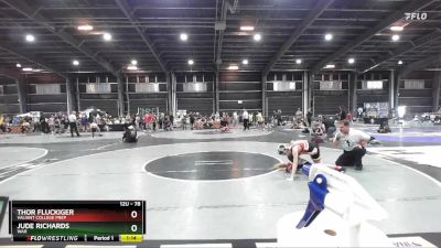 78 lbs Quarterfinal - Thor Fluckiger, Valiant College Prep vs Jude Richards, War