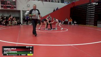 155 lbs Cons. Round 2 - Hannah Wells, Colfax-Mingo vs Olivia Bonnema, Solon