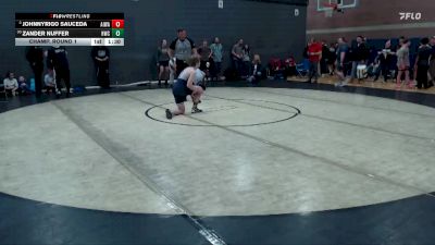 140 lbs Champ. Round 1 - JohnnyRigo Sauceda, All In Wrestling Academy vs Zander Nuffer, Hawk Wrestling Club