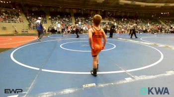 55 lbs Consi Of 8 #2 - Laylen Parish, Wagoner Takedown Club vs Kryton Fechner, Cushing Tigers