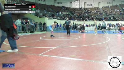 110 lbs Quarterfinal - Kiah Locust, Stillwater Wrestling vs Gunner Preston, Enid Junior High