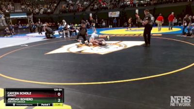 120-3A Champ. Round 1 - Caycen Scholz, Bennett vs Jordan Romero, Abraham Lincoln