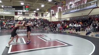 JV-16 lbs 3rd Place Match - Addi Broell, Cedar Falls vs Brooklyn Davis, Linn-Mar