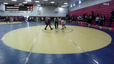 287 lbs Champ. Round 2 - Asher Nischke, Livermore vs Ibrahim Saadiq, Pittsburg