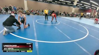 165 lbs Round 1 - Jett Mentel, Austin Texas Wrestling Club vs Langston Davis, All American Wrestling Club