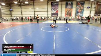 52 lbs Rd# 7- 10:45am Saturday Final Pool - Kyle Larocca, Scorpions vs Camila Ramirez- Amates, No Escape W.A.