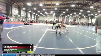 115 lbs Rd# 6- 9:00am Saturday Final Pool - Tyson Williams, Ranger WC vs Calvin Rathjen, Iowa Black