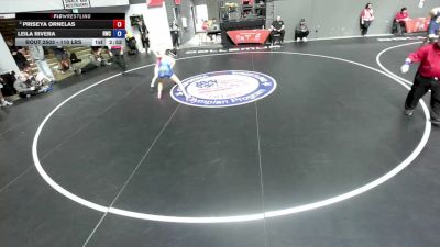 110 lbs Champ. Rd Of 32 - Priseya Ornelas vs Leila Rivera, Reign Wrestling Club