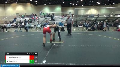 101 lbs Quarterfinals (8 Team) - Forrest Stachewicz, ARES White vs Grady Ward, Untouchables-Olympia