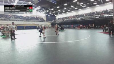 165 lbs Champ. Round 2 - Jared Castro, Rio Hondo College vs Antonio Gutierrez, Modesto Junior College