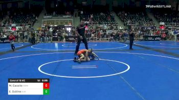 52 lbs Consolation - Manuel Cacoilo, Daniel Cormier Wrestling vs Evan Dubina, Clinton Youth