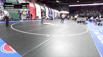 120 Class 4 lbs Cons. Round 1 - Tyler Jones, Grain Valley vs Chase Gray, Francis Howell Central