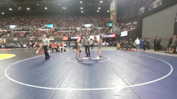 AA - 144 lbs Cons. Round 1 - Wyatt Goettsch, Flathead (Kalispell) vs Tayvon Cahoon, Missoula Hellgate