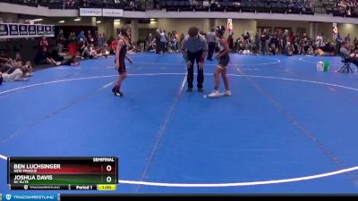 80 lbs Semifinal - Ben Luchsinger, New Prague vs Joshua Davis, DC Elite