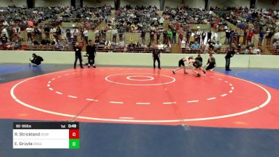 90-95 lbs Semifinal - Rylan Strickland, Georgia vs Ethan Grizzle, Dragons Junior Wrestling Club