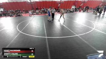 145 lbs Quarterfinal - Emmett Collins, Mineral Point Wrestling Club vs Wyatt Nachreiner, Wisconsin