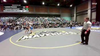 126 lbs 1st Place Match - Abraham Coronado, Mcqueen vs Jaxson Freeman, Caldwell
