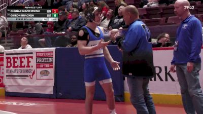 139 lbs First Round - Gunnar Maciejewski, Berks Catholic vs Gideon Bracken, United