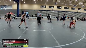 130 lbs Round 2 (8 Team) - Maximus Torrez, Daniel Cormier WA vs Austin Shield, Richmond WC