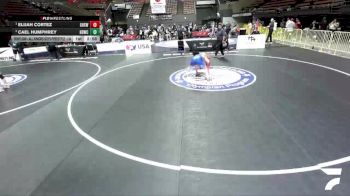 1st Place Match - Elijah Cortez, Gilroy High School Wrestling vs Cael Humphrey, High Desert Wrestling Club