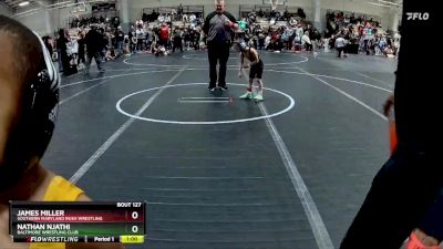 50 lbs Semifinal - James Miller, Southern Maryland Rush Wrestling vs Nathan Njathi, Baltimore Wrestling Club