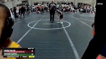 50 lbs Semifinal - James Miller, Southern Maryland Rush Wrestling vs Nathan Njathi, Baltimore Wrestling Club