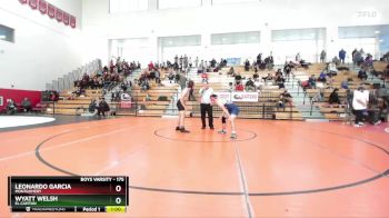 175 lbs Cons. Round 4 - Wyatt Welsh, El Capitan vs Leonardo Garcia, Montgomery