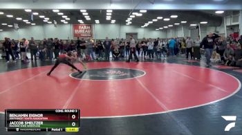 106 lbs Cons. Round 3 - Benjamin Eignor, Southwest Youth Association vs Jaccob Smeltzer, Machine Shed Wrestling