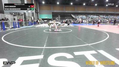 157 lbs Consi Of 16 #1 - Seth Henson, Team Tulare vs Ryan Grandmason, Smitty's Barn