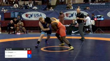 97 kg Consolation - Diante Cooper, Air Force Regional Training Center vs Kaleb Gaede, NMU-OTS