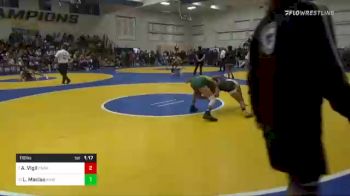 116 lbs Round Of 16 - Ane`e Vigil, Prarie View (CO) vs Leo Macias, Kingsburg