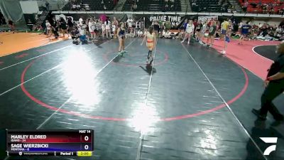 116 lbs Round 3 (8 Team) - Marley Eldred, Idaho vs Sage Wierzbicki, Montana