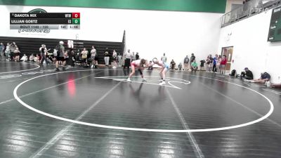 120 lbs Cons. Round 2 - Lillian Goetz, Excelsior Springs vs Dakota Nix, Waynesville Tiger Wrestling