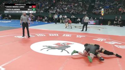 Champ. Round 1 - Faith Klabenes, Wilber-Clatonia vs Stayci Medina Lopez, Broken Bow