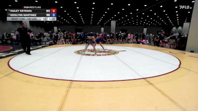 100 lbs Semis - Hailey Estrada, Wichita Training Center vs Krislynn Martinez, Vortex Wrestling Club