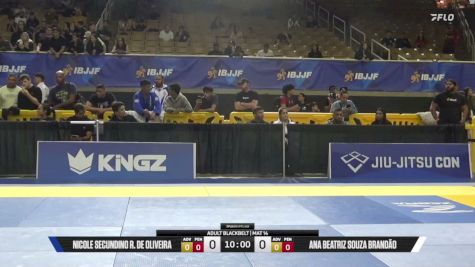 Ana Beatriz Souza Brandão vs Nicole Secundino R. De Oliveira 2026 Pan Jiu Jitsu IBJJF Championship