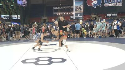 120 lbs Cons. Rd Of 64 - Kamiah Gaerlan, Washington vs Bella Romando, Illinois